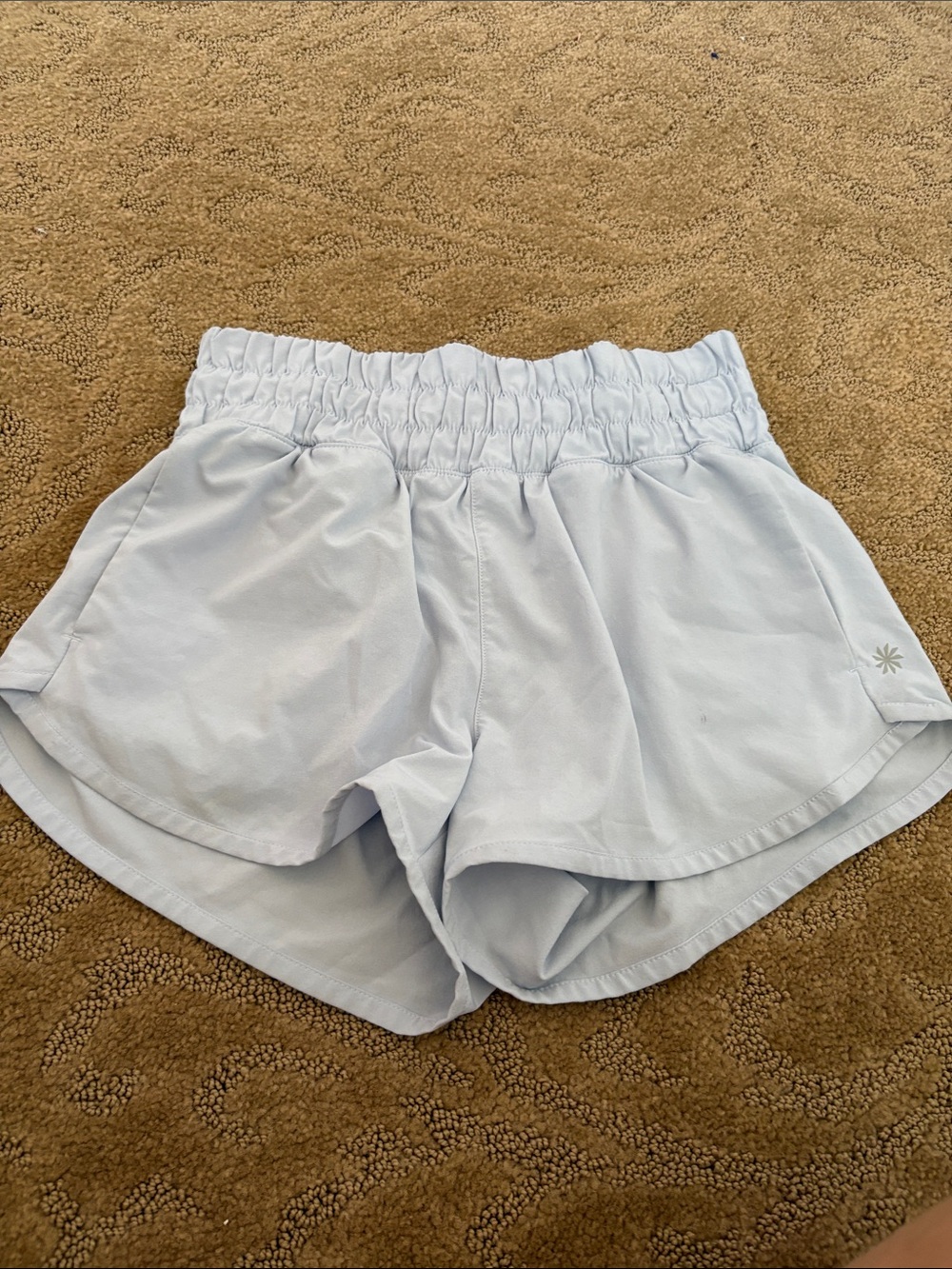 Light Blue girl’s Athletic Shorts - Comfort Waistband